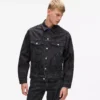 Allover-Monogramm-Jeansjacke Allover-Monogramm-Jeansjacke
