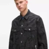 Allover-Monogramm-Jeansjacke Allover-Monogramm-Jeansjacke