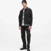 Allover-Monogramm-Jeansjacke Allover-Monogramm-Jeansjacke