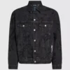 Allover-Monogramm-Jeansjacke Allover-Monogramm-Jeansjacke