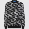 Allover-Monogramm-Pullover Allover-Monogramm-Pullover