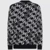 Allover-Monogramm-Pullover Allover-Monogramm-Pullover