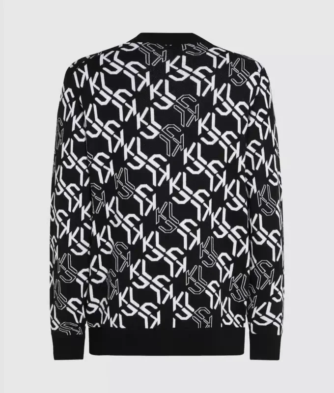 Allover-Monogramm-Pullover Allover-Monogramm-Pullover