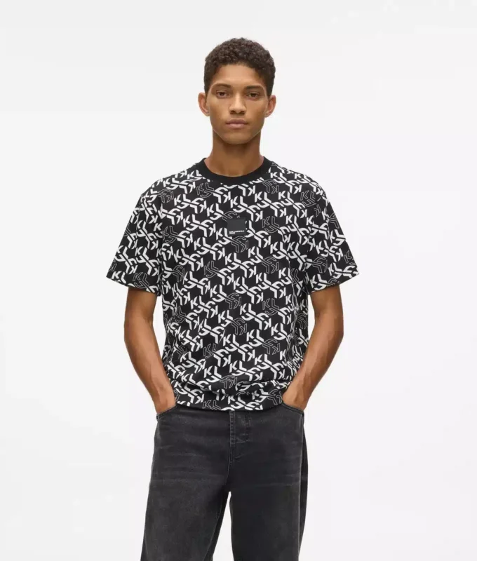 Allover-Monogramm-T-Shirt Allover-Monogramm-T-Shirt