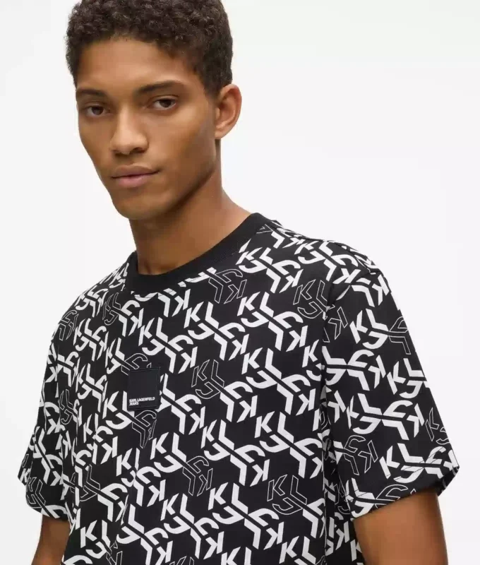 Allover-Monogramm-T-Shirt Allover-Monogramm-T-Shirt