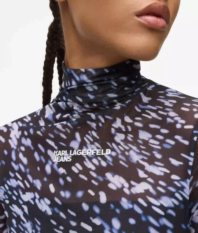Allover-Print-Mesh-Oberteil