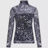 Allover-Print-Mesh-Oberteil
