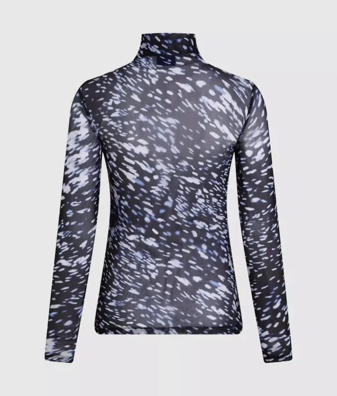 Allover-Print-Mesh-Oberteil