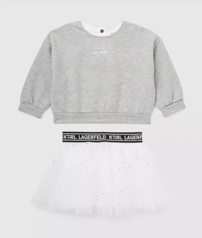 Baby-Sweatshirt und Rock im Geschenkset Baby-Sweatshirt und Rock im Geschenkset