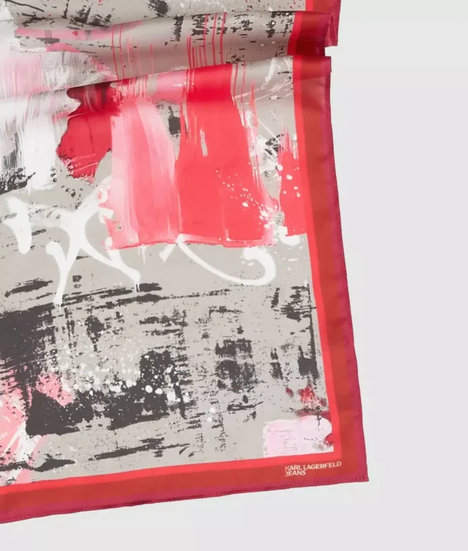 Bandana-Schal mit Graffiti-Print Bandana-Schal mit Graffiti-Print