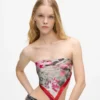 Bandana-Schal mit Graffiti-Print Bandana-Schal mit Graffiti-Print