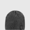 Beanie mit gewaschenem Logo-Patch Beanie mit gewaschenem Logo-Patch