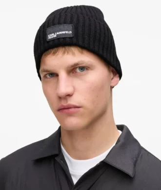 Beanie mit Logo-Patch