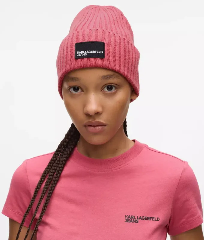 Beanie mit Logo-Patch