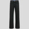 BESCHICHTETE, ENTSPANNTE JEANS MIT MITTLERER TAILLE
