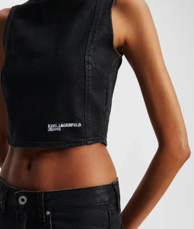 BESCHICHTETES DENIM-OBERTEIL