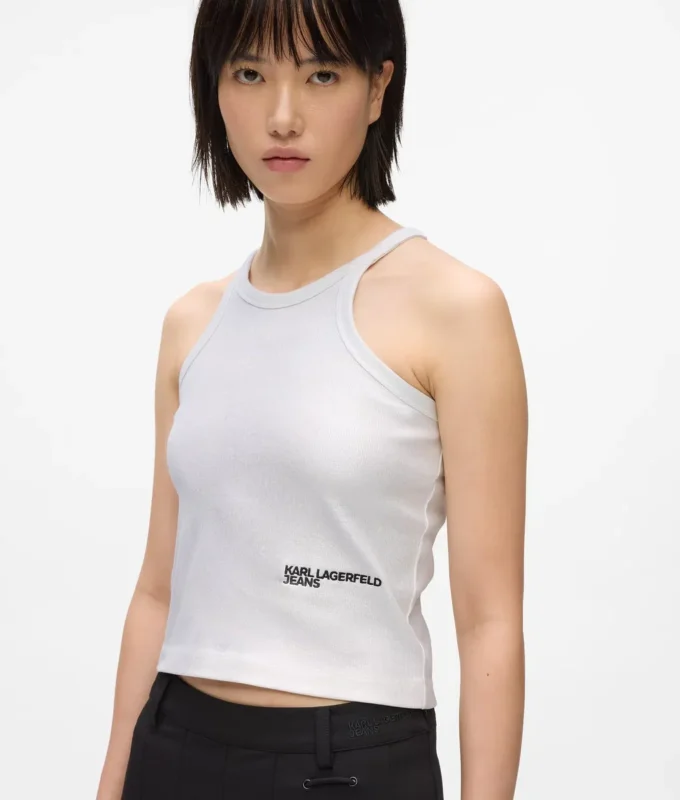 Beschichtetes Ripp-Tanktop Beschichtetes Ripp-Tanktop