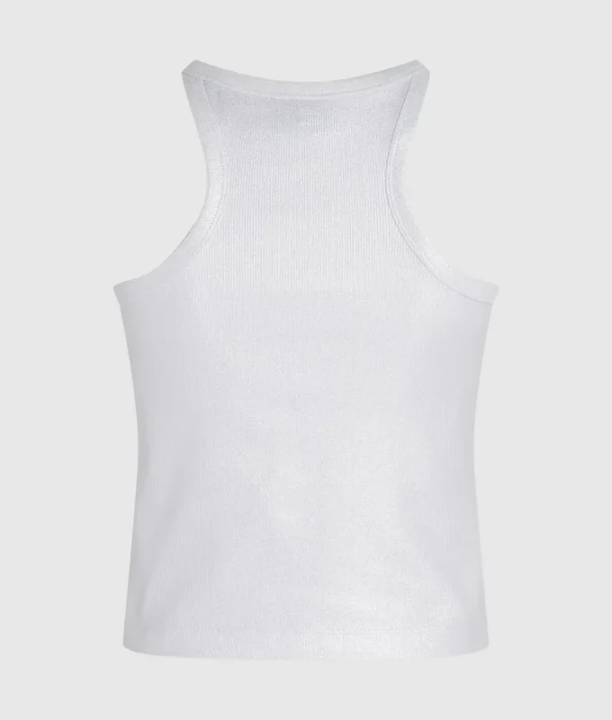 Beschichtetes Ripp-Tanktop Beschichtetes Ripp-Tanktop