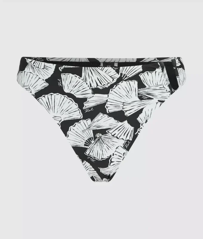 Bikini-Höschen mit Fächerprint Bikini-Höschen mit Fächerprint