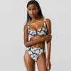 Bikini-Höschen mit Fächerprint Bikini-Höschen mit Fächerprint