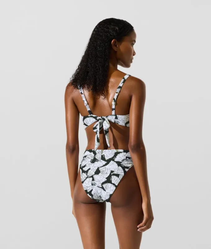 Bikini-Höschen mit Fächerprint Bikini-Höschen mit Fächerprint