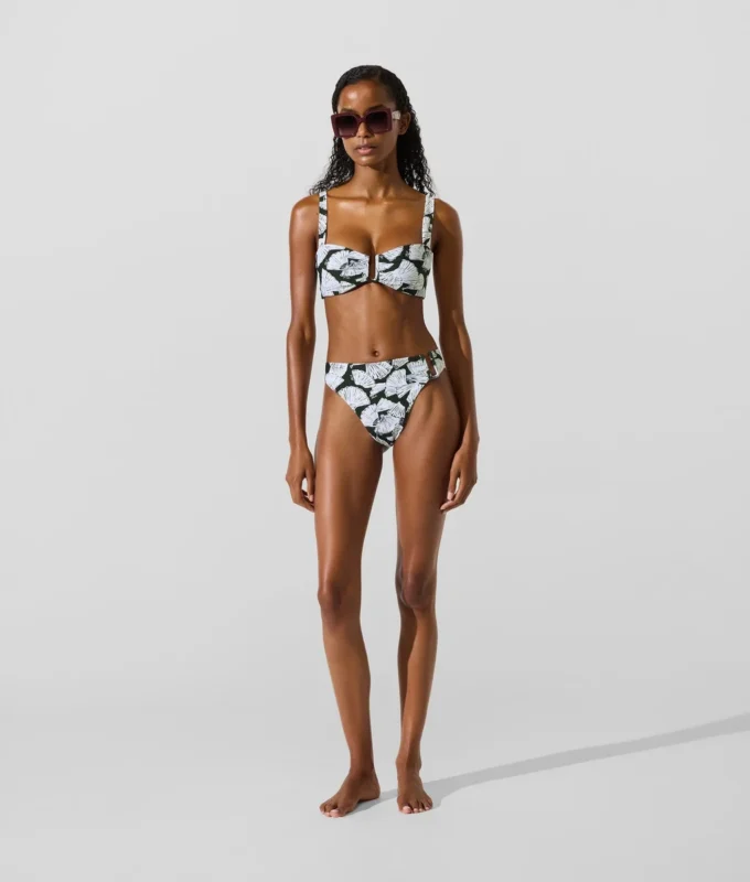 Bikini-Höschen mit Fächerprint Bikini-Höschen mit Fächerprint