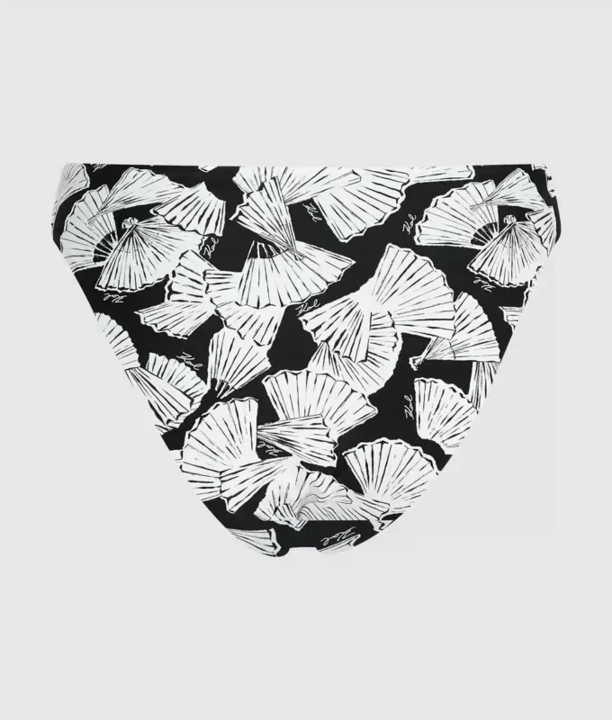 Bikini-Höschen mit Fächerprint Bikini-Höschen mit Fächerprint