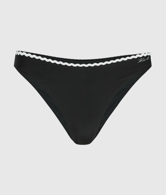 Bikini-Höschen mit Wellenkante Bikini-Höschen mit Wellenkante
