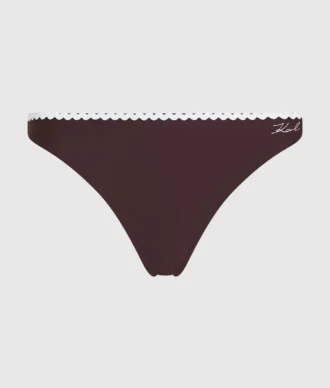 Bikini-Höschen mit Wellenkante