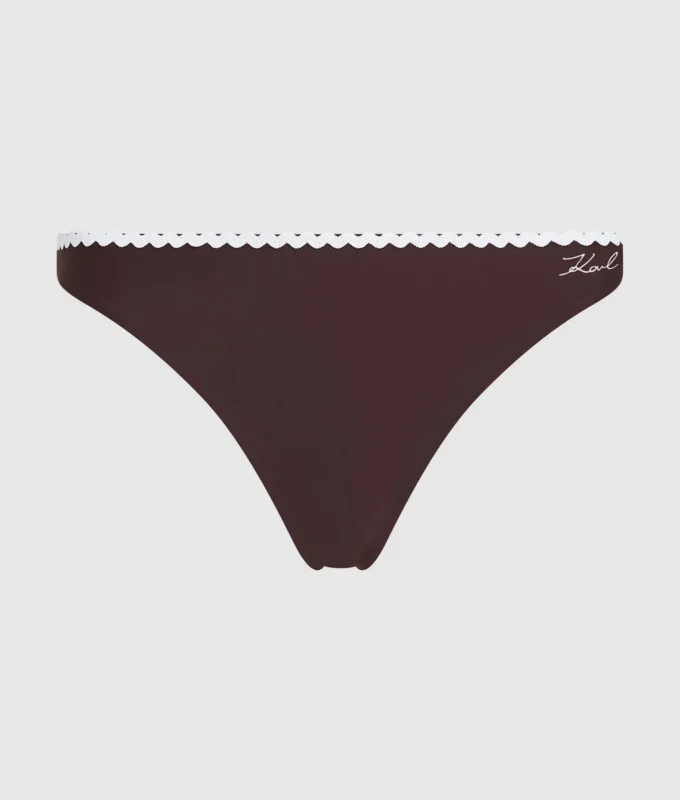 Bikini-Höschen mit Wellenkante Bikini-Höschen mit Wellenkante
