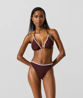 Bikini-Höschen mit Wellenkante