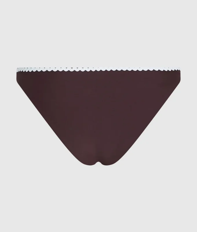 Bikini-Höschen mit Wellenkante Bikini-Höschen mit Wellenkante