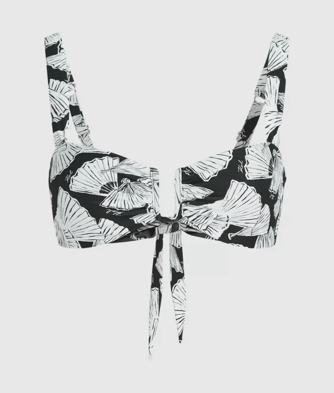 Bikini-Oberteil mit Fächerprint Bikini-Oberteil mit Fächerprint