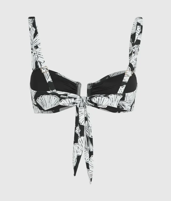 Bikini-Oberteil mit Fächerprint Bikini-Oberteil mit Fächerprint