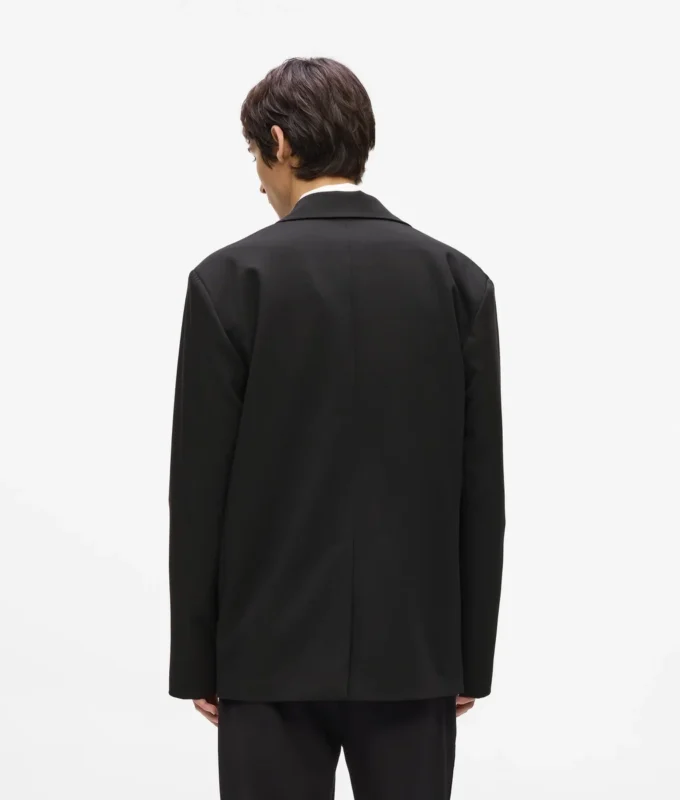 Blazer mit Denim-Einsatz Blazer mit Denim-Einsatz