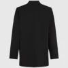 Blazer mit Denim-Einsatz