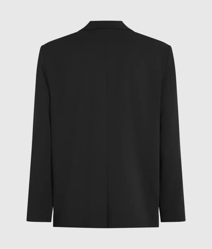 Blazer mit Denim-Einsatz Blazer mit Denim-Einsatz