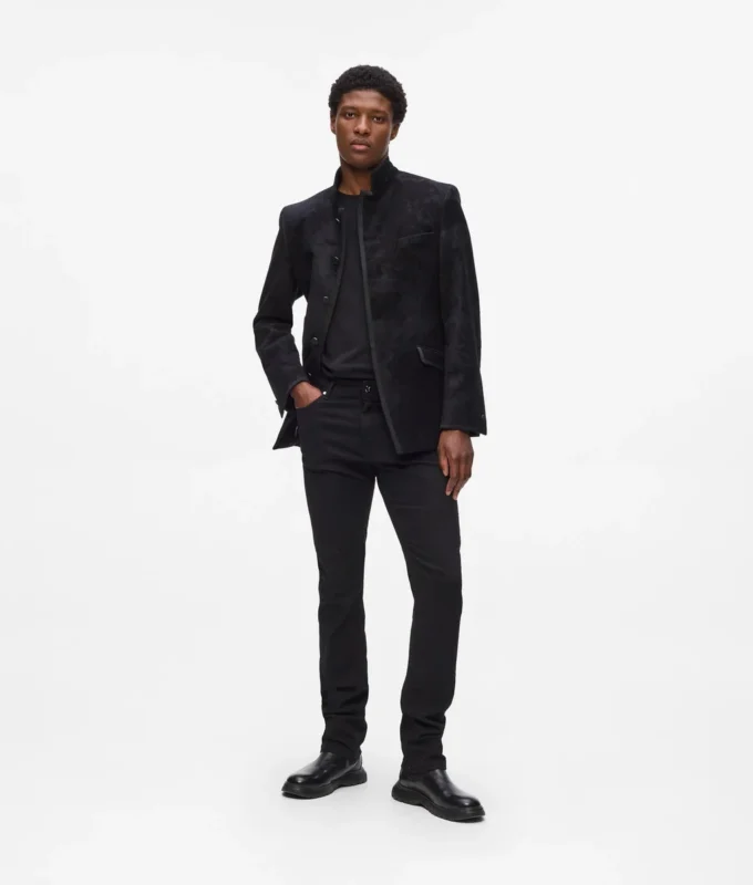 Blazer mit hohem Stehkragen Blazer mit hohem Stehkragen
