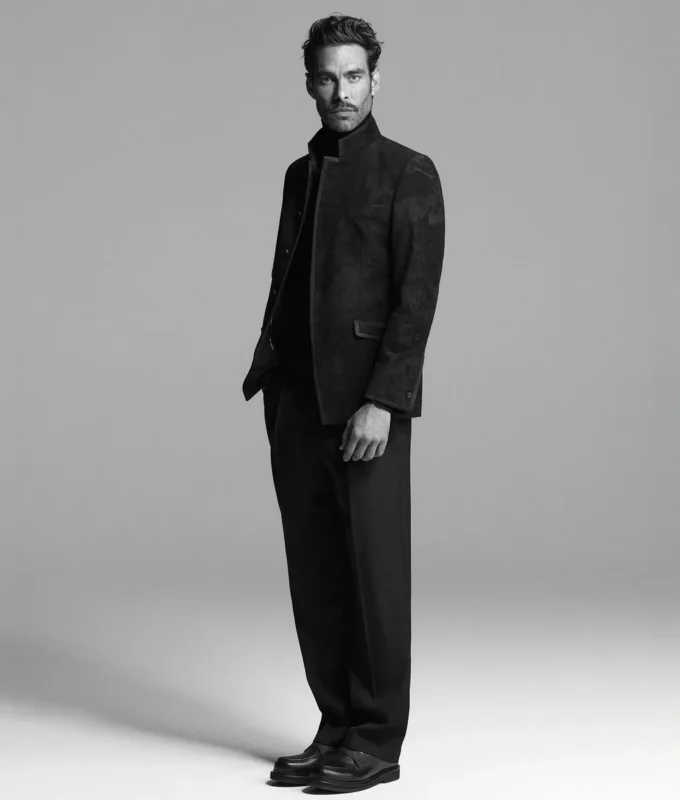 Blazer mit hohem Stehkragen Blazer mit hohem Stehkragen