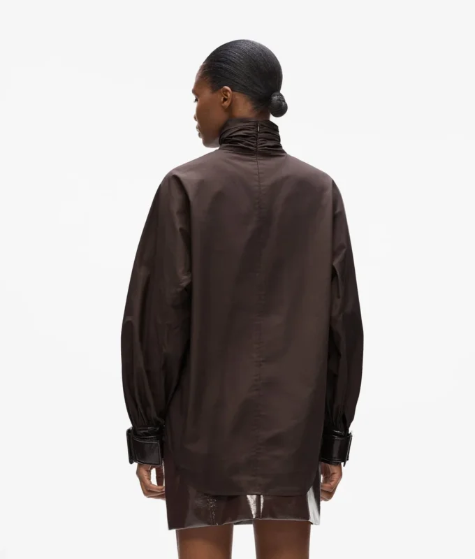 Bluse mit Ballonärmeln