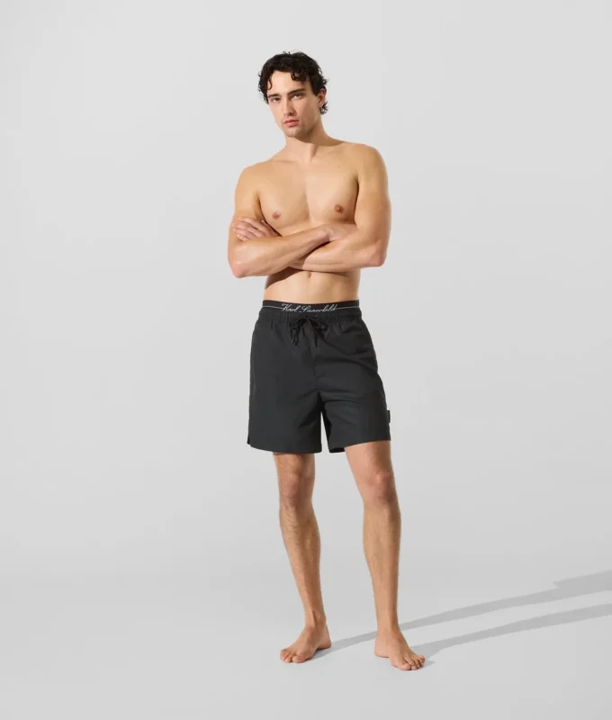 Boardshorts mit doppeltem Bund Boardshorts mit doppeltem Bund