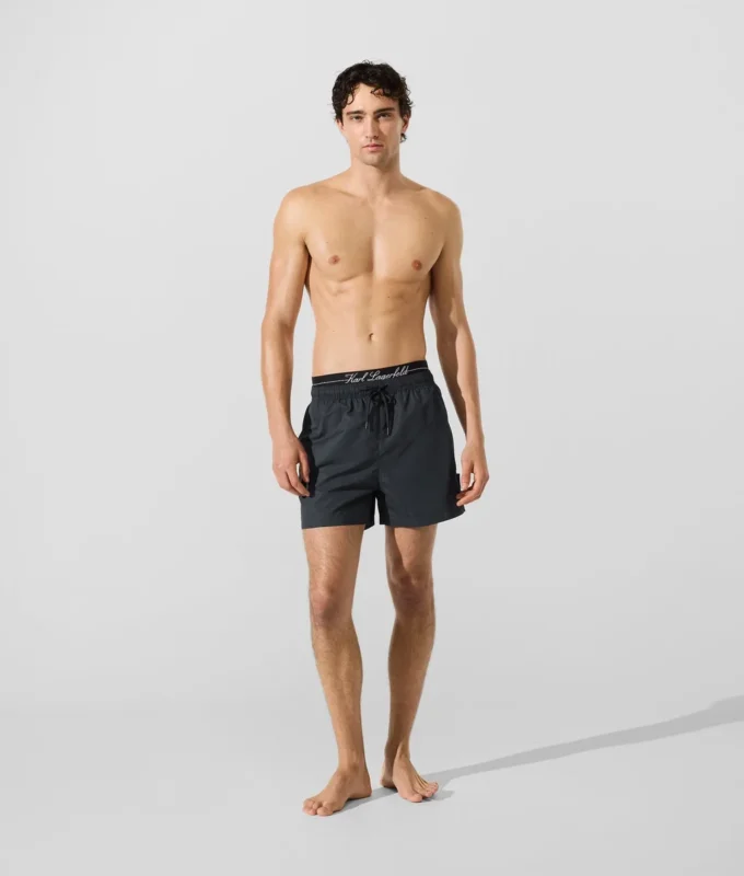Boardshorts mit doppeltem Bund Boardshorts mit doppeltem Bund