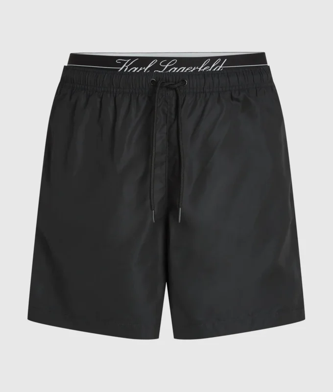 Boardshorts mit doppeltem Bund Boardshorts mit doppeltem Bund