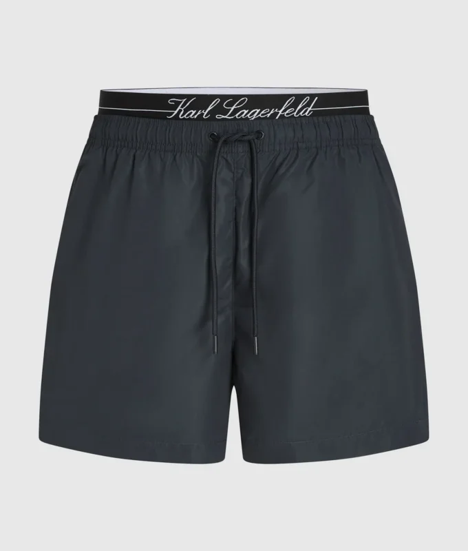 Boardshorts mit doppeltem Bund Boardshorts mit doppeltem Bund
