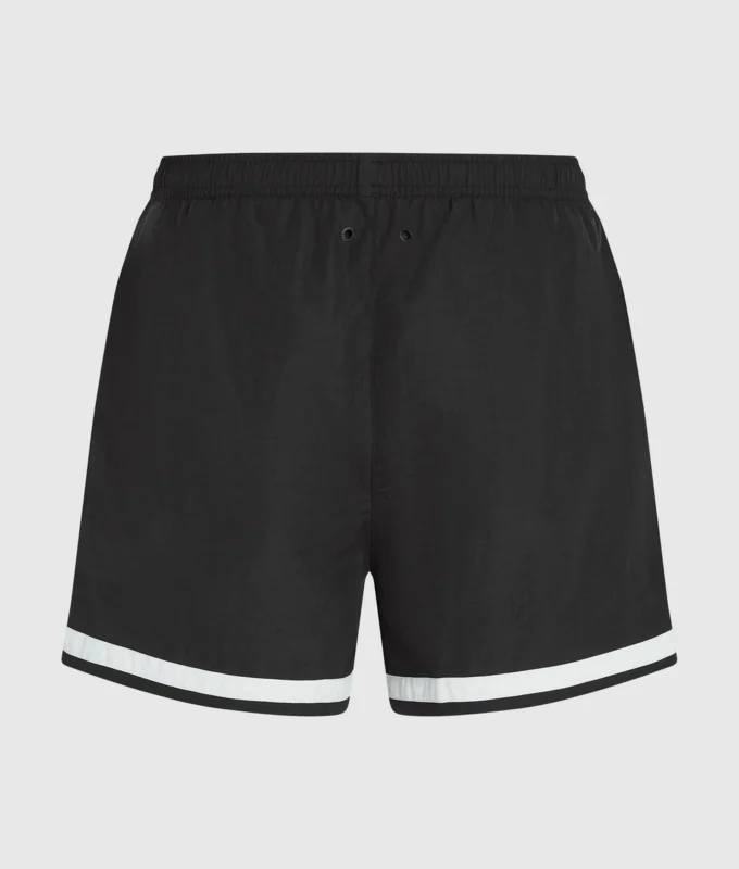 Boardshorts mit kontrastierenden Paspeln