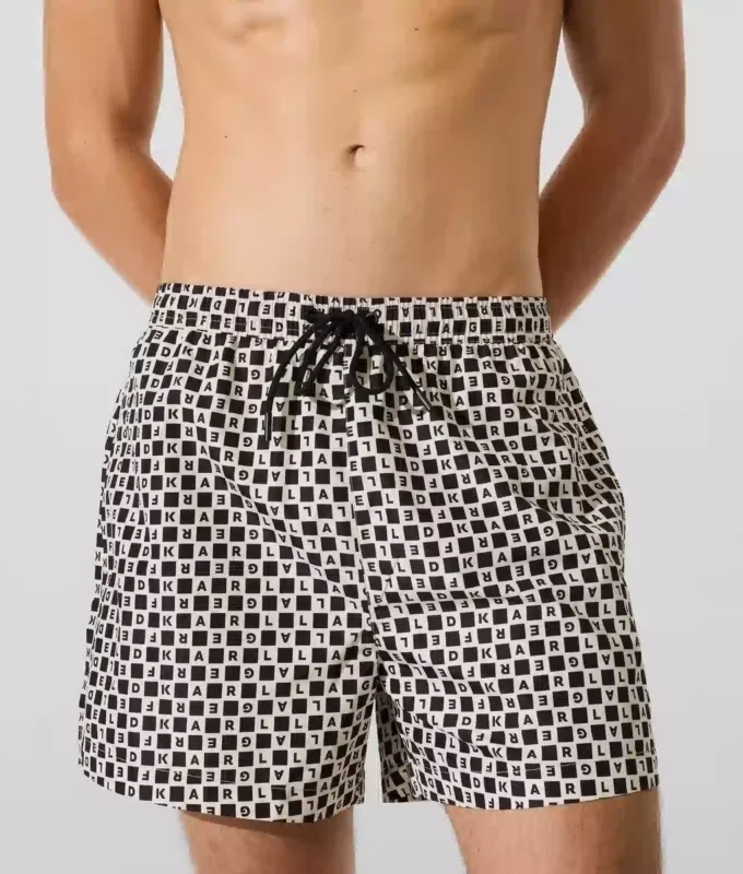 Boardshorts mit Schachbrettmuster Boardshorts mit Schachbrettmuster