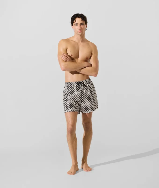 Boardshorts mit Schachbrettmuster Boardshorts mit Schachbrettmuster