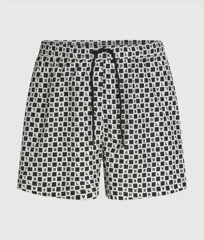 Boardshorts mit Schachbrettmuster Boardshorts mit Schachbrettmuster