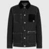 Bomberjacke mit Kontrastnähten