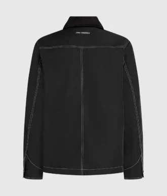 Bomberjacke mit Kontrastnähten
